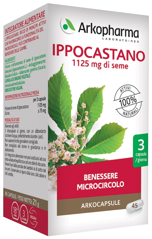 ARKO CAPSULE IPPOCASTANO 45 CAPSULE - Fontenova srl