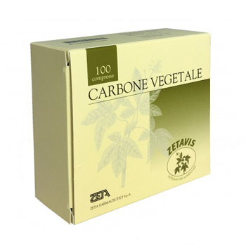 ZETAVIS CARBONE VEGETALE 100 COMPRESSE - Fontenova srl
