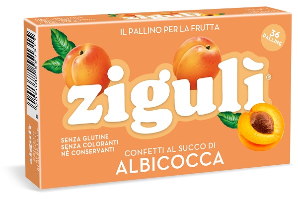 ZIGULI ALBICOCCA 36 PALLINE 22 G - Fontenova srl