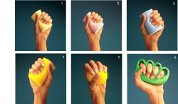 MANUS ABILIS ACCESSORIO PER LA RIABILITAZIONE DELLA MANO. RESISTENZA ALL'URTO DEL MATERIALE BASSA, DUREZZA SCARSA, COLORE ROSA - Fontenova srl