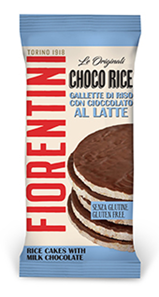 CHOCO RICE GALLETTE DI RISO CON CIOCCOLATO AL LATTE 100 G - Fontenova srl