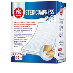 STERICOMPRESS SOFT XL GARZA TNT 18X40CM 12 PEZZI - Fontenova srl
