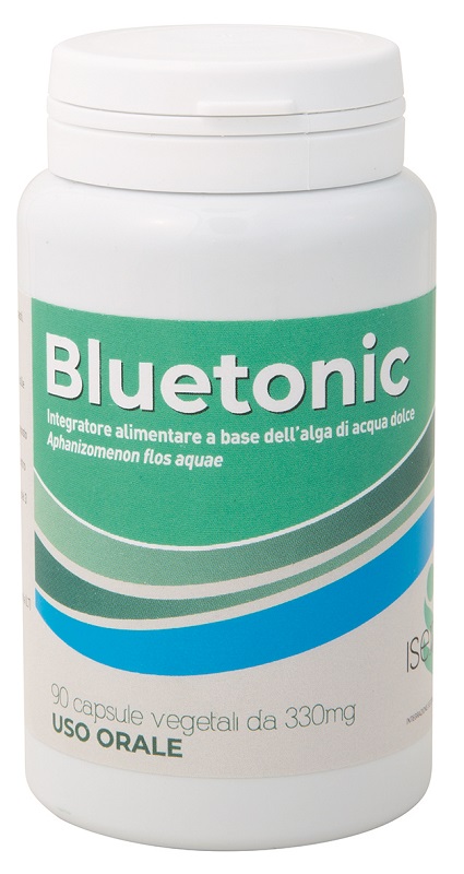 BLUE TONIC 90 CAPSULE VEGETALI 300 MG APHANIZOMENON FLOS AQUAE ALGA - AFA GEN - Fontenova srl