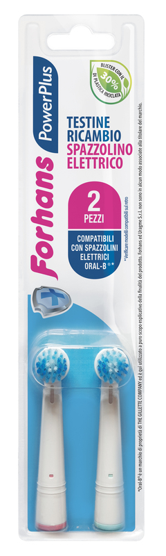 FORHANS POWER PLUS TESTINA 2 PEZZI RICAMBIO - Fontenova srl