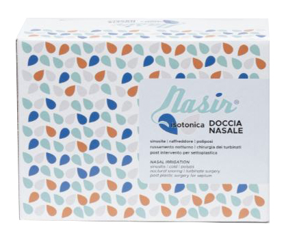 SOLUZIONE FISIOLOGICA ISOTONICA STERILE NASIR IN SCATOLA CON6 SACCHE VERSIONE LUER LOCK DA 500ML - Fontenova srl