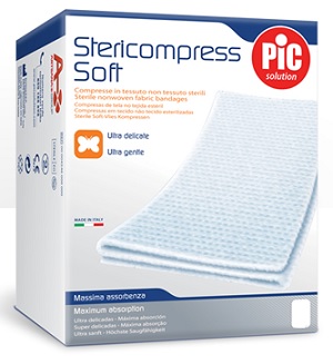 GARZA IN TESSUTO NON TESSUTO PIC 10X10CM 25 PEZZI - Fontenova srl