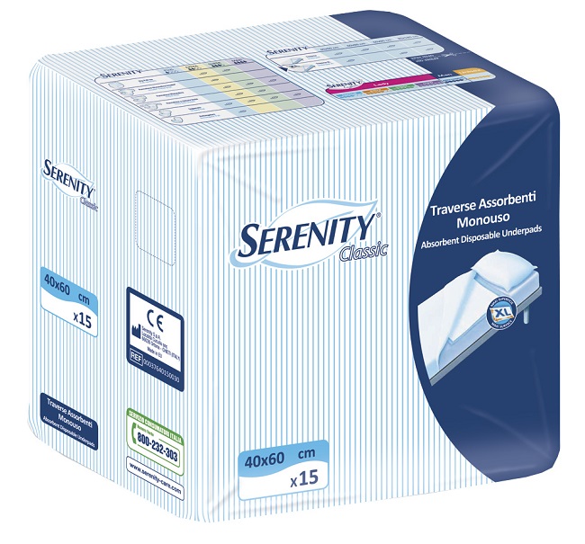 TRAVERSA SALVAMATERASSO SERENITYCLASSIC  XL MISURA 60X90CM 30 PEZZI - Fontenova srl
