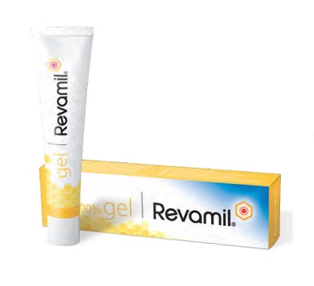 GEL A BASE DI MIELE STANDARDIZZATO E IRRADIATO A RAGGI GAMMA REVAMIL GEL PER GESTIONE ULCERE E INFEZIONI TUBO 18 G - Fontenova srl