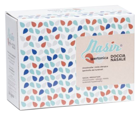 NASIR LAVAGGIO NASALE SOLUZIONE IPERTONICA KIT COMPOSTO DA 3 SACCHE 250 ML + 3 BLISTER - Fontenova srl