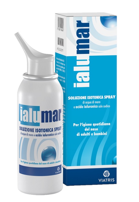 SOLUZIONE ISOTONICA SPRAY DI ACQUA DI MARE ACIDO IALURONICO SALE SODICO PER IGIENE NASO ADULTI E BAMBINI 100ML - Fontenova srl