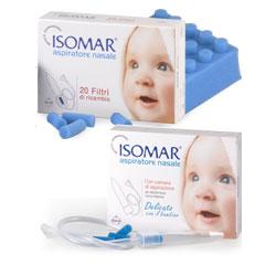 FILTRO RICAMBIO ASPIRATORE NASALE ISOMAR 20 PEZZI - Fontenova srl