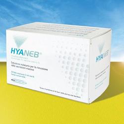 SOLUZIONE IPERTONICA DA NEBULIZZARE HYANEB SODIO CLORURO 7%  ACIDO IALURONICO 0,1% 30 FIALE 5 ML - Fontenova srl