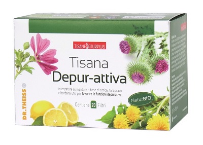 NATURPLUS TISANA DEPUR-ATTIVA 20 FILTRI - Fontenova srl