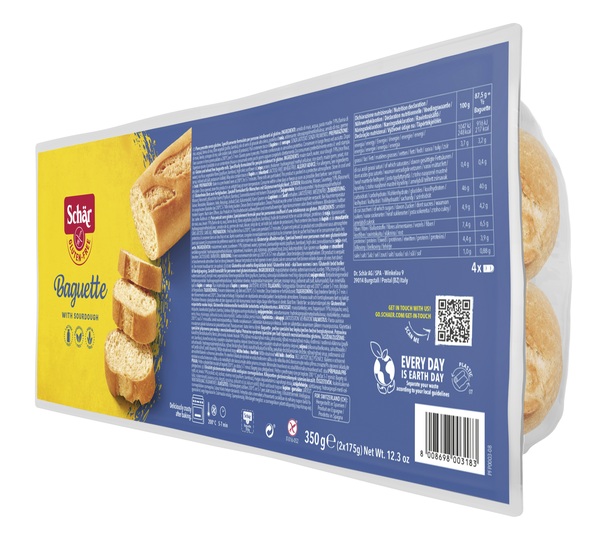 SCHAR BAGUETTE SENZA LATTOSIO 2 X 175 G - Fontenova srl