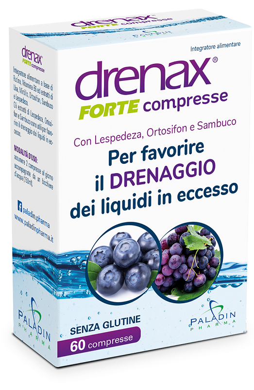 DRENAX FORTE MIRTILLO 60 COMPRESSE - Fontenova srl