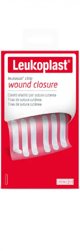CEROTTO PER SUTURA LEUKOSAN STRIP 6X38MM 2 BUSTE X 6 CEROTTI - Fontenova srl