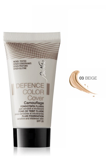 DEFENCE COLOR COVER FONDOTINTA FLUIDO 03 BEIGE 30 ML - Fontenova srl