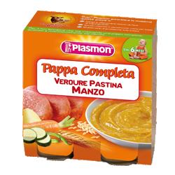 PLASMON OMOGENEIZZATO PAPPE MANZO VERDURA PASTINA 190 G X 2 PEZZI - Fontenova srl