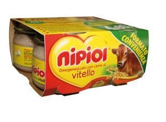 NIPIOL OMOGENEIZZATO VITELLO 4 X 80 G - Fontenova srl