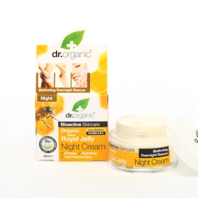 DR ORGANIC ROYAL JELLY PAPPA REALE NIGHT CREAM CREMA VISO NOTTE 50 ML - Fontenova srl
