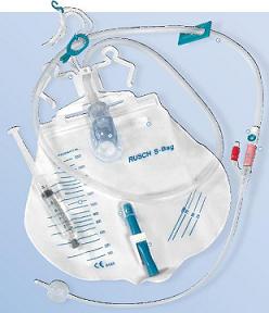 CATETERE IN SILICONE SCANALATO PROFILCATH PRECONNESSO CH18 LUNGHEZZA 40CM + SACCA DI DRENAGGIO DA 2000ML GRADUATA CON TUBO DI SCARICO ELASTICO E CHIUSURA A MORSETTO - Fontenova srl