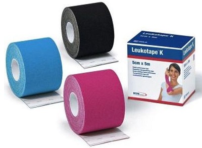 BENDA ADESIVA LEUKOTAPE K PER TAPING FISIOTERAPICO LARGHEZZA 5 CM LUNGHEZZA 5 M COLORE AZZURRO IN ROTOLO - Fontenova srl