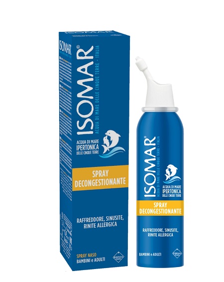 ISOMAR NASO CHIUSO SOLUZIONE ACQUA DI MARE IPERTONICA PER DECONGESTIONE NASO CHIUSO 50 ML - Fontenova srl