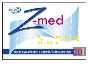 GARZA OCULARE Z MED MEDICATA CON ACIDO IALURONICO STERILE 20 BUSTE - Fontenova srl