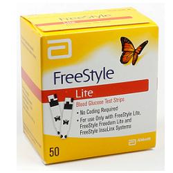 STRISCE MISURAZIONE GLICEMIA FREESTYLE LITE 50 PEZZI - Fontenova srl