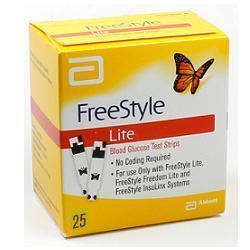 STRISCE MISURAZIONE GLICEMIA FREESTYLE LITE 25 PEZZI - Fontenova srl