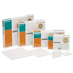 MEDICAZIONE STERILE IN FIBRE DI CELLULOSA ETILSOLFONATA GELICANTE DURAFIBER ASSORBENTE 10X10CM 10 PEZZI - Fontenova srl