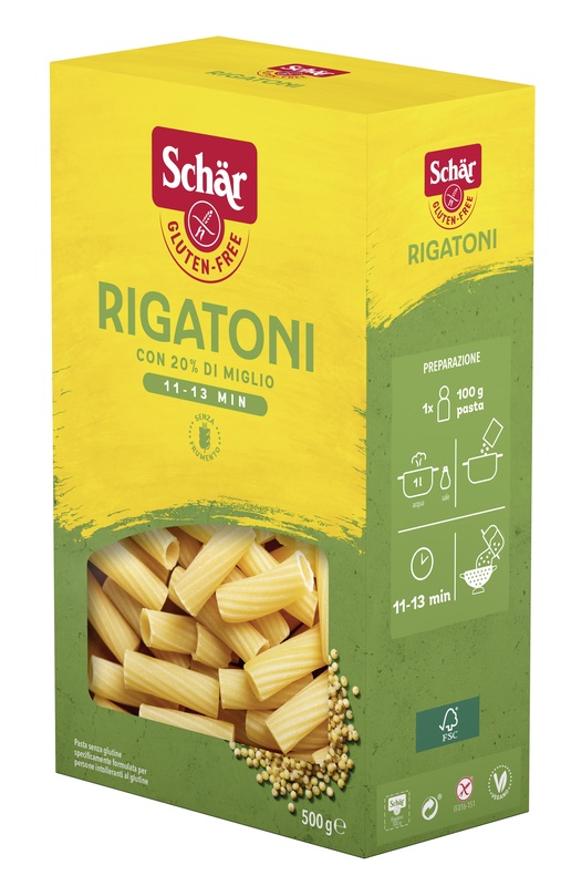 SCHAR RIGATONI 500 G - Fontenova srl