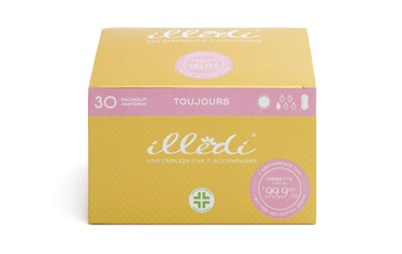 ILLEDI TOUJOURS SALVASLIP ANATOMICI COTONE ORGANIC 30 PEZZI - Fontenova srl