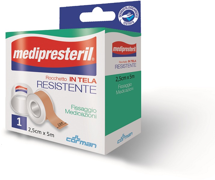 CEROTTO IN ROCCHETTO IN TELA MEDIPRESTERIL 5X250CM - Fontenova srl