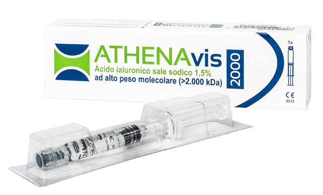 SIRINGA INTRA-ARTICOLARE ATHENAVIS 2000 ACIDO IALURONICO 1,5% 30MG 2 ML - Fontenova srl