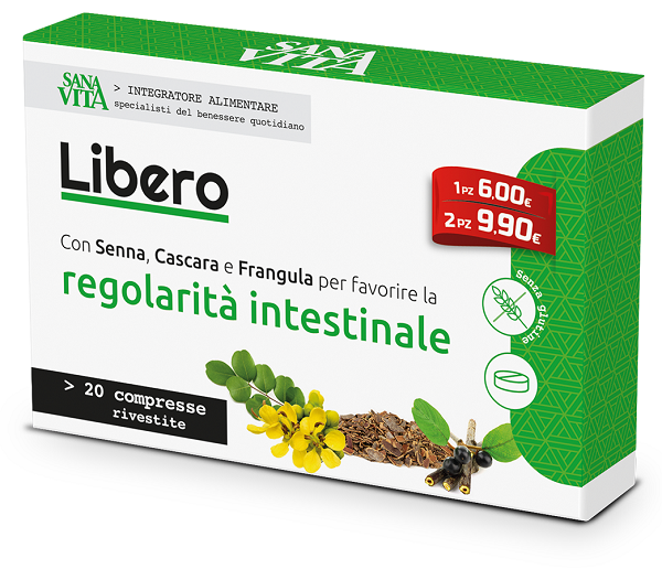 SANAVITA LIBERO 20 COMPRESSE - Fontenova srl