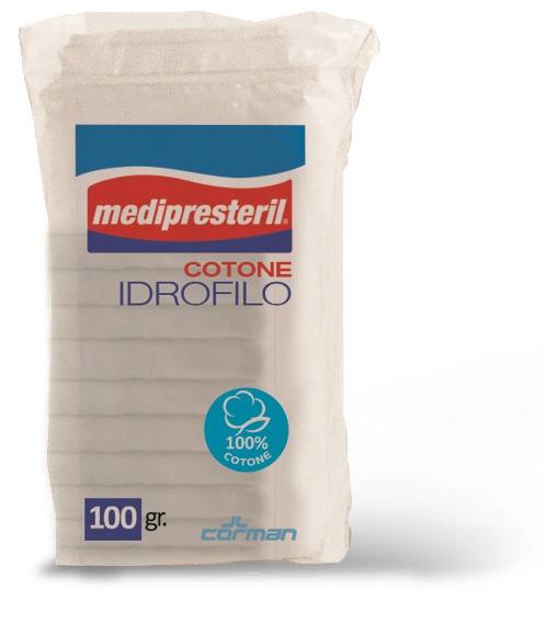 COTONE IDROFILO FU MEDIPRESTERIL CONFEZIONE DA 100GRAMMI - Fontenova srl