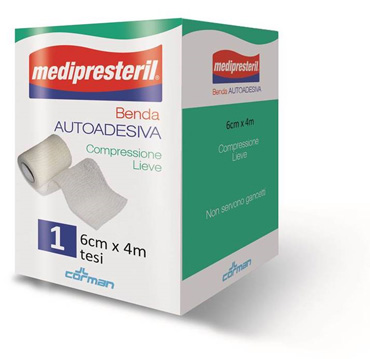 BENDA ADESIVA MEDIPRESTERIL 6X400CM - Fontenova srl