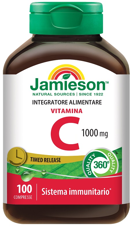 JAMIESON VITAMINA C 1000 TIMED RELEASE 100 COMPRESSE BARATTOG - Fontenova srl