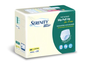 PANNOLONE A MUTANDINA SERENITY PULL UP BE FREE SD EXTRA MEDIUM 14 PEZZI - Fontenova srl