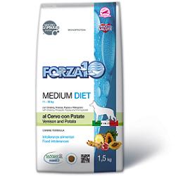 FORZA 10 DOG MEDIUM DIET CON CERVO E PATATE MEDIA TAGLIA 12 KG - Fontenova srl