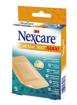 CEROTTO NEXCARE ACTIVE 360 GRADI 5 PEZZI - Fontenova srl