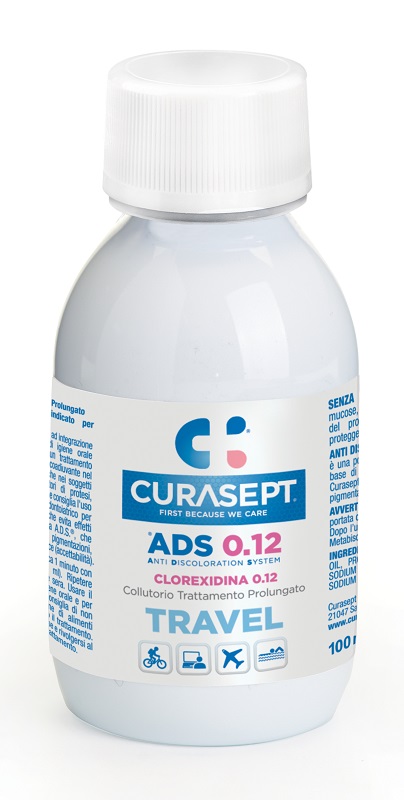 CURASEPT COLLUTORIO 0,12 TRAVEL ADS 100 ML - Fontenova srl