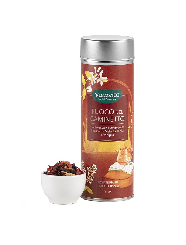 NEAVITA FUOCO DEL CAMINETTO INFUSO CONFORTEVOLE E AVVOLGENTE 100 G - Fontenova srl
