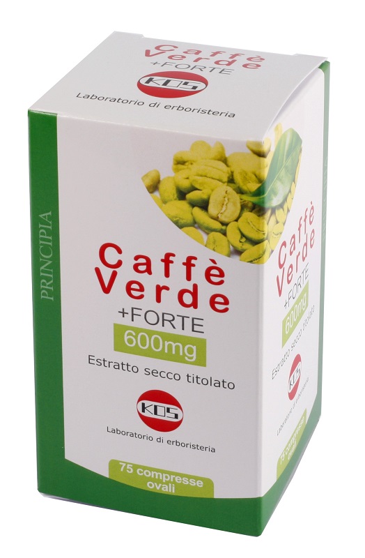 CAFFE' VERDE FORTE 75 COMPRESSE OVALI - Fontenova srl