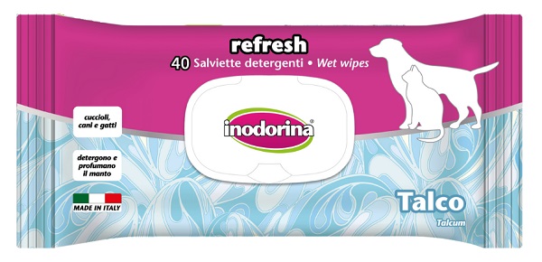 SALVIETTE TALCO INODORINA 40 PEZZI - Fontenova srl