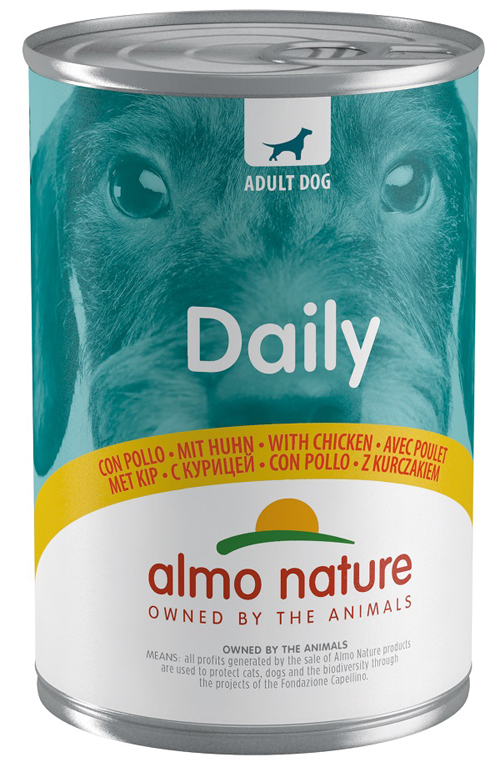 ALMO NATURE DOGS DAILY MENU CON POLLO 400G - Fontenova srl