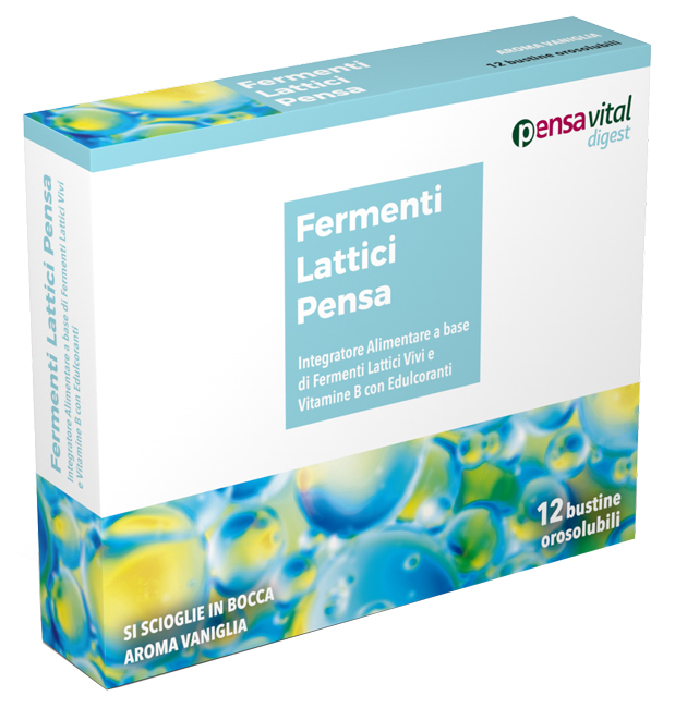 FERMENTI LATTICI VIVI E VITAMINE B 12 VANIGLIA BUSTINE OROSOLUBILI - Fontenova srl