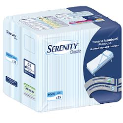 TRAVERSA SALVAMATERASSO PER INCONTINENZA SERENITY CLASSIC ALOE 60X90CM 15 PEZZI FARMABILITY - Fontenova srl