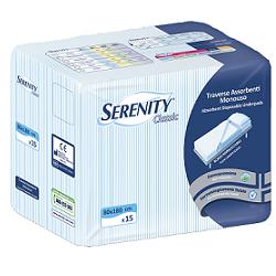 TRAVERSA SALVAMATERASSO PER INCONTINENZA SERENITY CLASSIC ALOE 80X180CM 15 PEZZI FARMABILITY - Fontenova srl